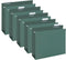 HERKKA Extra Capacity Hanging File Folders, 30 Pack Reinforced Hang Folders for Bulky Files, Green