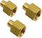 HongBoW 3pcs Brass Pipe Fitting Adapter - 1/8 NPT Male x 1/4 Female NPT Pipe Reducer