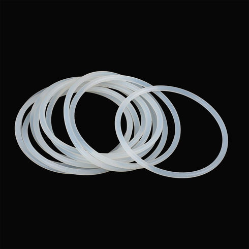X AUTOHAUX Silicone O-Rings, VMQ Seal Gasket for Pipe Repair, 68mm OD 61.8mm ID 3.1mm Width, White, Pack of 10