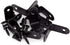 8 Pack 0.8'' Corner Bracket Shelf Bracket,Heavy Duty Black Stainless Steel L Corner Brace,Right Joint Angle Brackets