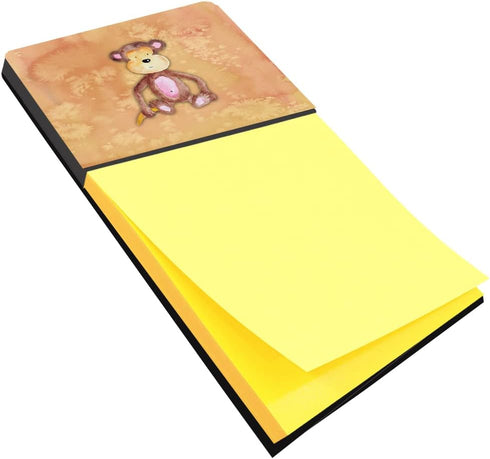 Monkey Watercolor Sticky Note Holder