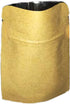 NATX 100Pcs (2.7x3.9in) Kraft Paper Bags Flat Bags Aluminum Foil Small Size Heal Seal Bag Resealable Food Storage Bag