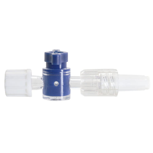 5 Pcs Disposable Medical Valve 2-Way Stopcocks with Luer Connections for School Projects and Research