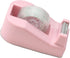 WELSTIK Desktop Office Tape Dispenser, Non-Skid Base for Packaging in Office, Restaurant, Pink