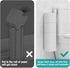 Conworld Toilet Paper Holder for 4 Roll Tissue, Over The Tank Toilet Paper Holder, Stainless Steel Rustproof Wall