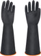 18" XL Size Reusable Heavy Duty Latex Gloves, Chemical Resistant Dishwashing Gloves for Men, Waterproof Protection