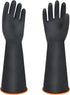 18" XL Size Reusable Heavy Duty Latex Gloves, Chemical Resistant Dishwashing Gloves for Men, Waterproof Protection