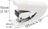 Effortless Stapler Heavy Duty Office Desktop Staplers Power Saving Manual Stapling Low Force Small White Stapler 20 Sheet Capacity for Desk Office School Home by MEI YI TIAN