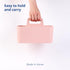 BLUE GINKGO Multipurpose Caddy Organizer, Stackable Plastic Caddy with Handle for Desk, Makeup, and Classroom Art