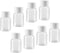 uxcell 10pcs 30ml/1oz Plastic Lab Chemical Reagent Bottle, Wide Mouth Sample Sealing Liquid Storage Container