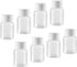 uxcell 10pcs 30ml/1oz Plastic Lab Chemical Reagent Bottle, Wide Mouth Sample Sealing Liquid Storage Container