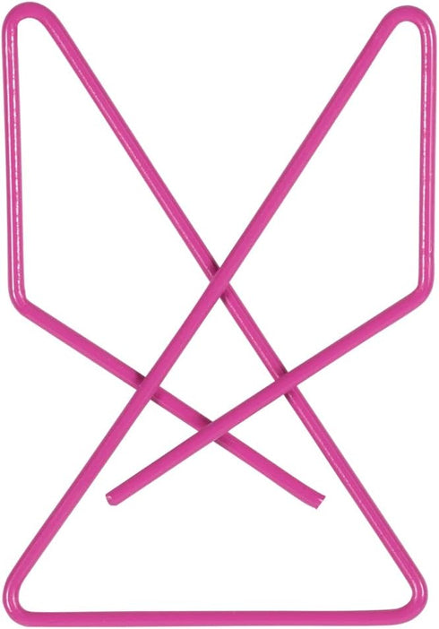 JAM PAPER Colorful Butterfly Clips - Pink Paper Clamps, 15/Pack