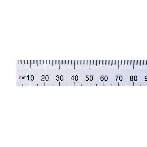 Folding Ruler 100cm 4 Fold Metric Measuring Tool, uxcell ABS for Woodworking Engineer White