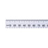 Folding Ruler 100cm 4 Fold Metric Measuring Tool, uxcell ABS for Woodworking Engineer White