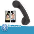 Wireless Retro Telephone Handset and Radiation-Proof Headset Receivers for Mobile Phone, Comfortable Call, Black
