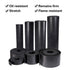 TORRAMI Solid Neoprene Rubber Strips Roll, 1/16 inch Thick X 1 inch Wide X 20 Feet for DIY Weather Stripping