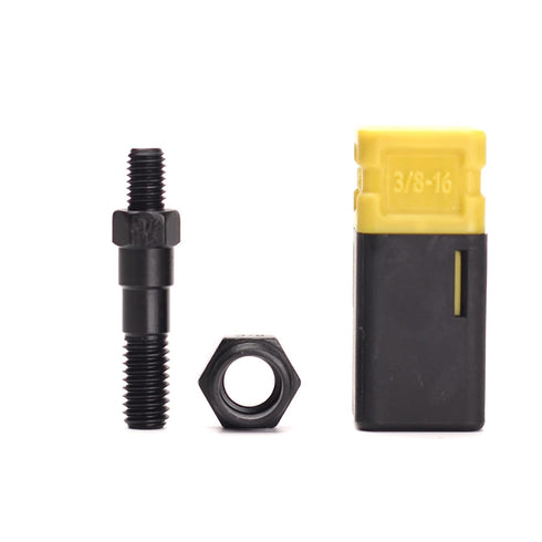 A Series Hand Rivet Nut Gun Mandrel and Nose Pieces Accessory (SAE 3/8-16, 2 Pack)