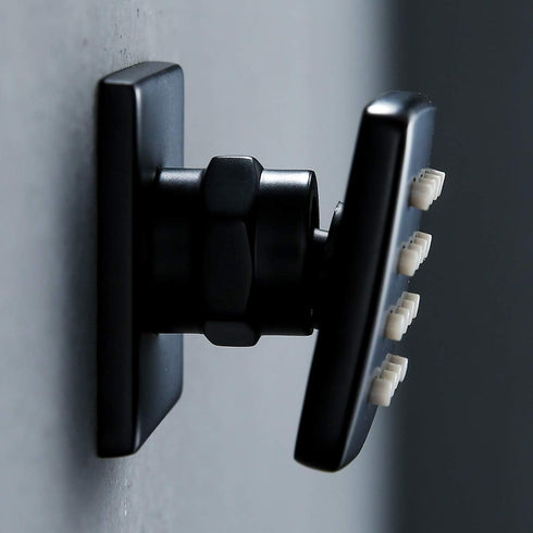 Nozzles.72888-9 RANDOM Shower Body Spray Jets, Matte Black Brass Square Shower Body Sprayer Spa Massage Showerhead Side