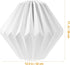 12.59X12.59X11.02 Inch Angoily Nordic Style Geometric Hanging Lampshade Light Cover for Home Bar Hotel Decor Paper Lamp