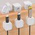 Generic 8 Pack Cable Tidy Clips Adjustable Cord Organiser Magnetic Cable Management Self Adhesive Wire Holder for Desk