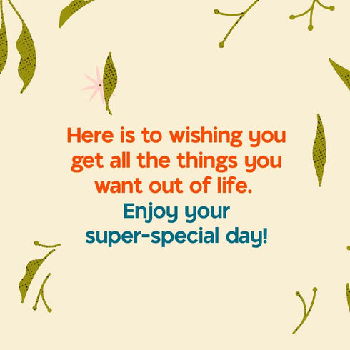Prime Greetings Birthday Card for Aunt, Eco-Friendly Thick Card Stock with Premium Envelope 5in x 7.75in, Made in