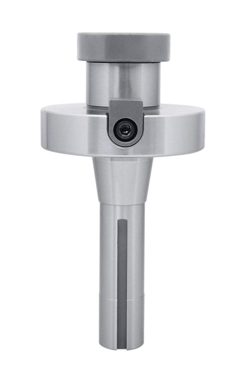 Accusize Industrial Tools R8 Shank Shell Face Mill Arbor Adapter Holder: 1 1/2'', Range: 4''-5'', 7/16''-20, Fg22-8096