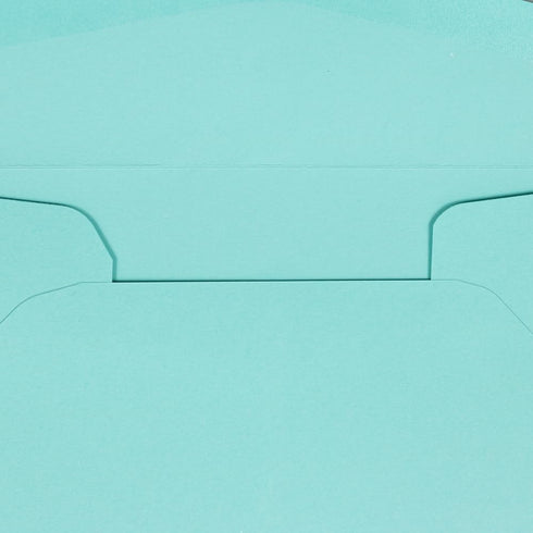 JAM PAPER #10 Business Premium Envelopes - 4 1/8 x 9 1/2 - Aqua Blue - 50/Pack