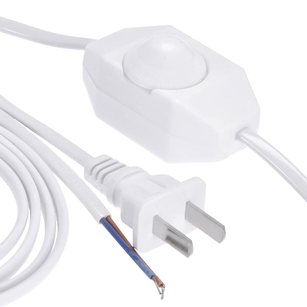 YOKIVE 2 Pcs Lamp Cord with Dimmer Switch, Replacement Lamp Repair Part, Adjustable Brightness for Table Lamp