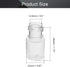 Othmro 10Pcs 5ml Plastic Bottles, Lab Cylindrical Chemical Reagent Bottle, Wide Mouth Laboratory Reagent Bottle, Sample Sealing Liquid Storage Container for Food Store Transparent by Othmro