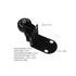 1.5-inch 2pcs, Didiseaon General Silent Swivel Furniture Casters Small Quiet Rolling Wheels for Cabinets, Drawers