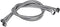 Faucet Line Connector, Braided 304 Stainless Steel Supply Hose, 1/2" I.P. Female Thread, 36 Inch (One Pair)