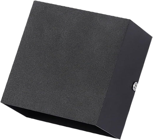 balacoo Square LED Wall Lamp Modern Black Wall Sconce for Indoor Use