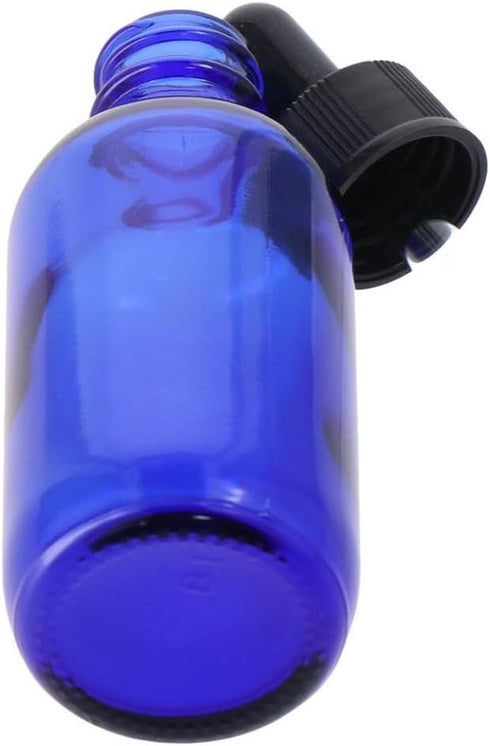 2Pcs Glass Dropper Bottle, 2oz Tincture Bottle with Dropper, Eye Dropper Bottles for Essential Lab Chemicals, Cobalt