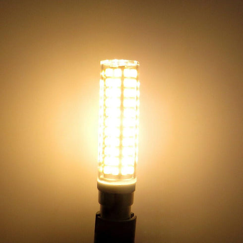 15W E12 LED Light Bulb, Warm White 3000K, 136 LEDs, Dimmable, 150W Halogen Equivalent, E12 Base, Pack of 4