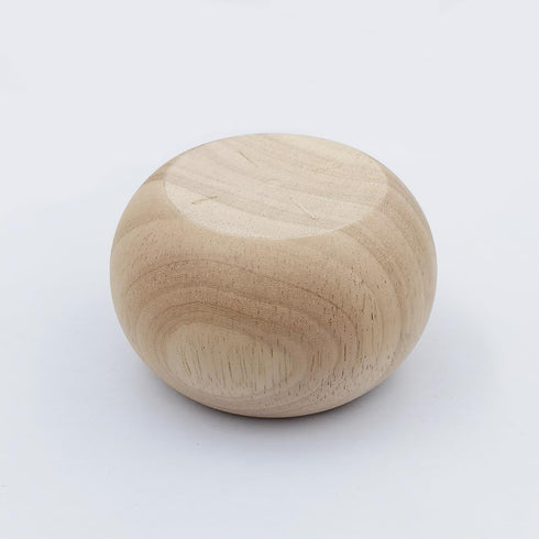 2 Inch Set 4 (2 inch Wooden Bun Feet Sofa Replacement Parts Round Furniture Legs Unfinished Sofa Couch Chair Ottoman