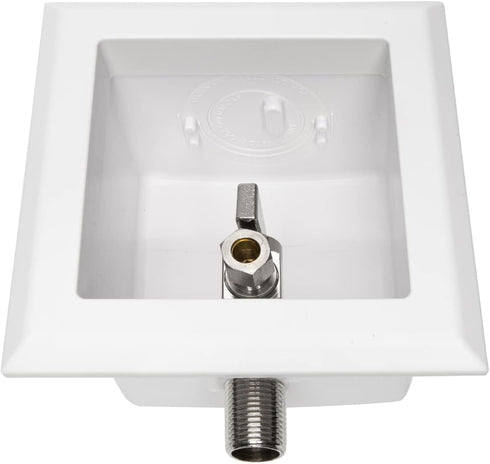 EFIELD Toilet Outlet Box, Pre-assembled, 1/2-Inch Sweat Intel with Installed Angle Stop Valve