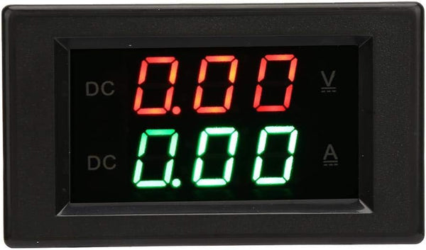 YB4835VA Ampere Meter DC0~100V 20A Dual Display Integrated Voltage Ampere Meter for Battery Monitoring