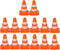 JJLFresheners 14 Pcs Miniature Road Cone Orange Mini Traffic Cones Plastic Sign Road