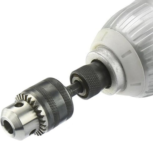 Yakamoz 0.6-6.5mm Drill Chuck Adapter Converter, 1/4" Quick Change Hex Shank Impact Driver Tool