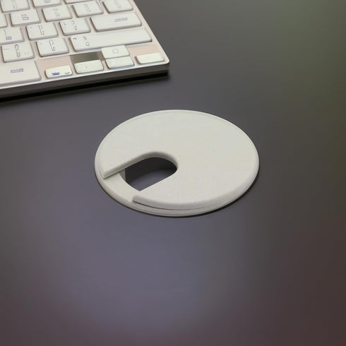 Desk Grommet 3 Pack, 1-3/8 Inch (35mm) Plastic Wire Cord Cable Grommets Hole Cover for Wire Organizer