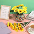 Chinco Sunflower Pens, Artificial Flowers Ballpoint Pens, Creative 0.7mm Flower Writing Pen for School Office Home Decor