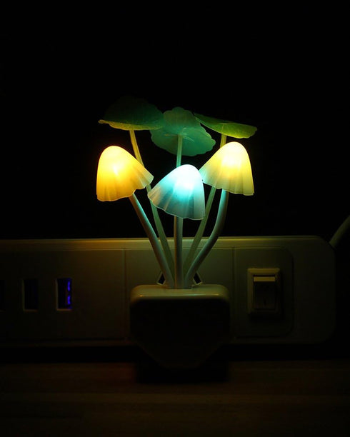 Color Changing LED Mushroom Night Light - Dreamy Bed Lamp