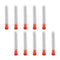 Othmro 300Pcs Clear Plastic Test Tubes with Red Caps, 12mmx75mm Mini Test Tubes for Laboratory Use