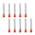 Othmro 300Pcs Clear Plastic Test Tubes with Red Caps, 12mmx75mm Mini Test Tubes for Laboratory Use