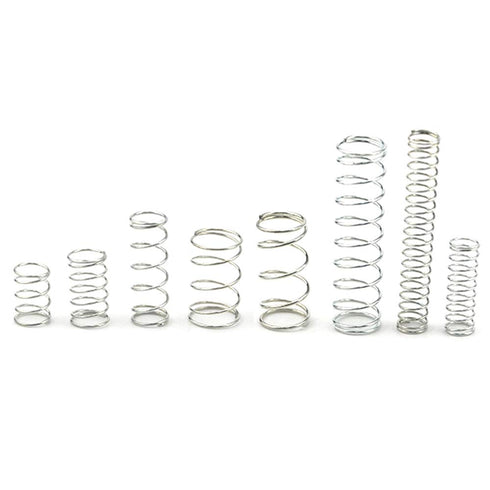 200Pcs Zinc Plated Steel Coil Spring Wire Assortment Kit for Extension and Compression Repair Tools