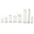 200Pcs Zinc Plated Steel Coil Spring Wire Assortment Kit for Extension and Compression Repair Tools