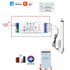 2CH WiFi RF Wireless Switch Relay, Compatible with Alexa Google Home, Inching Self-Locking Interlock Mode (Smart Life