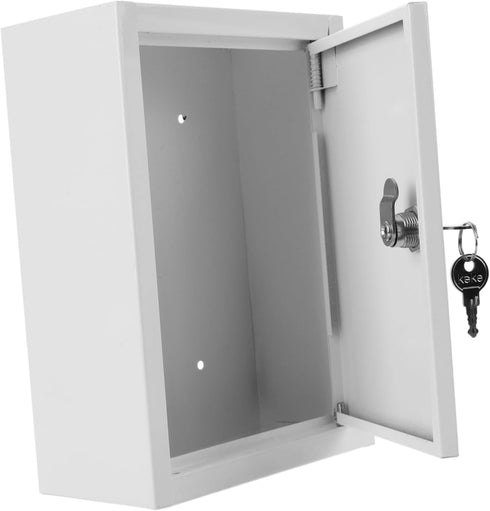 Mailbox Box Wall Mounted Locking Milk Box Stylish Home Milk Container for Outdoor Use Versatile Design for Breakfast