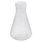 PATIKIL 500ml Plastic Erlenmeyer Flask with Screw Caps, Narrow Mouth Conical Flask, 1 Pack for Laboratory, Clear