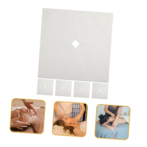 500Sheets FOMIYES Disposable Cradle Covers Breathable Non Stick Face Rest Covers for Massage Tables for Salons and Spas